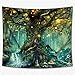 Produktbild Thmyo Decor Gobelin, 3d-Druck, Kunst, Haus-Landschaft Tapestry Wand Gobelin für Schlafzimmer Wohnzimmer Dorm 150 x 130 cm/60 x 51.2 cm Large Banyan
