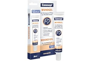 Canosept Gel Cicatrisant pour Chiens 20ml - Pommade cicatrisante pour chiens - Nettoyage & soins des zones de plaies - Traitement optimal des plaies - Utilisation sans stress