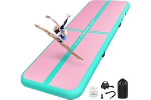 SportBob Gymnastikmatta 3/4/5/6 m Lång, 10/15 cm Tjock Med Luftpump 600W | 10/15 cm tjock dämpning · 600W snabb uppblåsning · Hem·Gym·Utomhus · Ledskydd · Tumling·Yoga·Träning