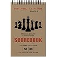 Perfect Strike Chess SCOREBOOK with Rules and Scoring Instructions. Heavy Duty. Archival Quality. (5.5" x 8.5") (50 Games per Book)