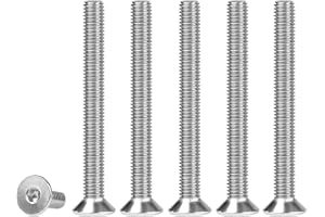 FOMGIIN Countersunk Screws Stainless Steel M3 x 30 mm, Pack of 50 304 Stainless Steel Screws Countersunk Head DIN 7991 A2 V2A Hexagon Socket Countersunk Screws Full Thread Countersunk Screw with