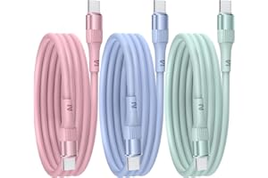 Nebite USBC to USBC Cable 60W 3FT/1M 3Pack, Type C to Type C Phone Charger Cable Fast Charging Compatible with iPhone 16/16 Pro/15/15 Pro/15 Pro Max, iPad Pro/Air/Mini, MacBook & More