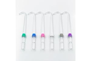 LEZHISNUG Puntas de repuesto compatibles con Waterpik, punta de irrigador bucal compatible con irrigador bucal Waterpik (6 puntas de prótesis Implat), para WP-100, WP-140, WP-150, WP-900, WP-662, WP-660,