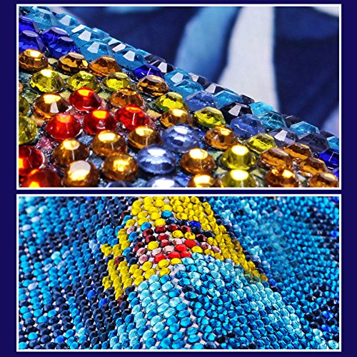 Demiawaking 5D Diamond DIY 12 Sternbild Stickerei Malerei Kreuzstich für Haus Dekor (die Zwillinge) - 4