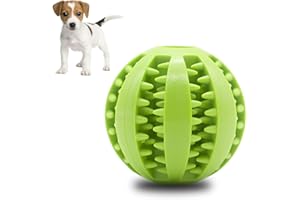 Starlight Baby Dog Toy Ball,Nontoxic Bite Resistant Toy Ball for Pet Dogs Puppy Cat,Dog Pet Food Treat Feeder Chew Tooth Cleaning Ball (Mint color)