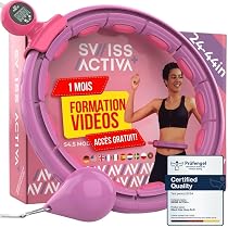 Swiss Activa+ S4.S Silent Hula Hoop Pneu Adulte avec Compteur 60 ...