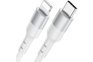 Baileku Câble USB C vers Lightning 1M [Certifié MFi] Câble USB C iPhone Charge Rapide Power Delivery Nylon Fil Lightning USBC Chargeur pour iPhone 14 13 12 11 Pro Max Mini XR XS Max X SE, iPad