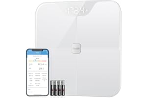 iHealth Fit - Balance Impédancemètre - Balance Connectée Bluetooth 4.0 d'Analyse Corporelle - Analyse IMC 6 Masses Corporelles - Muscle, Graisse, Masse Osseuse, Hydrique et Viscérale