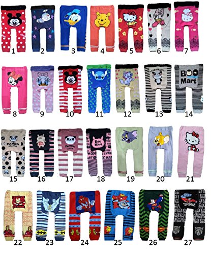 BUY ONE GET ONE FREE baby toddler boy girl unisex leggings tights trousers pants (95 24-36months, design 15)