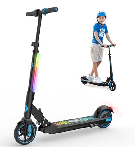 IScooter IK3MAX Elektrische Step Voor Kinderen 6,5 Inch Opvouwbaar - 8-15 Jaar, 3 Snelheden, LED Verlichting & Bluetooth