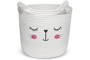 Bigepige Cesto Ropa Sucia, Cesto Juguetes Infantil, Cesta Organizadora Bebe Almacenaje Juguetes Organizador Baño Gatos Decoracion Habitacion