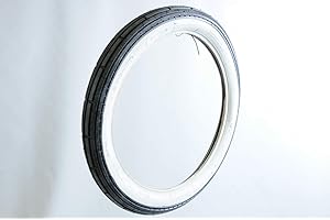 Ammaco 17 x 2.75 45N 2PR WHITEWALL MOPED MOTORBIKE TYRE VINTAGE ANTIQUE RADIAL TREAD