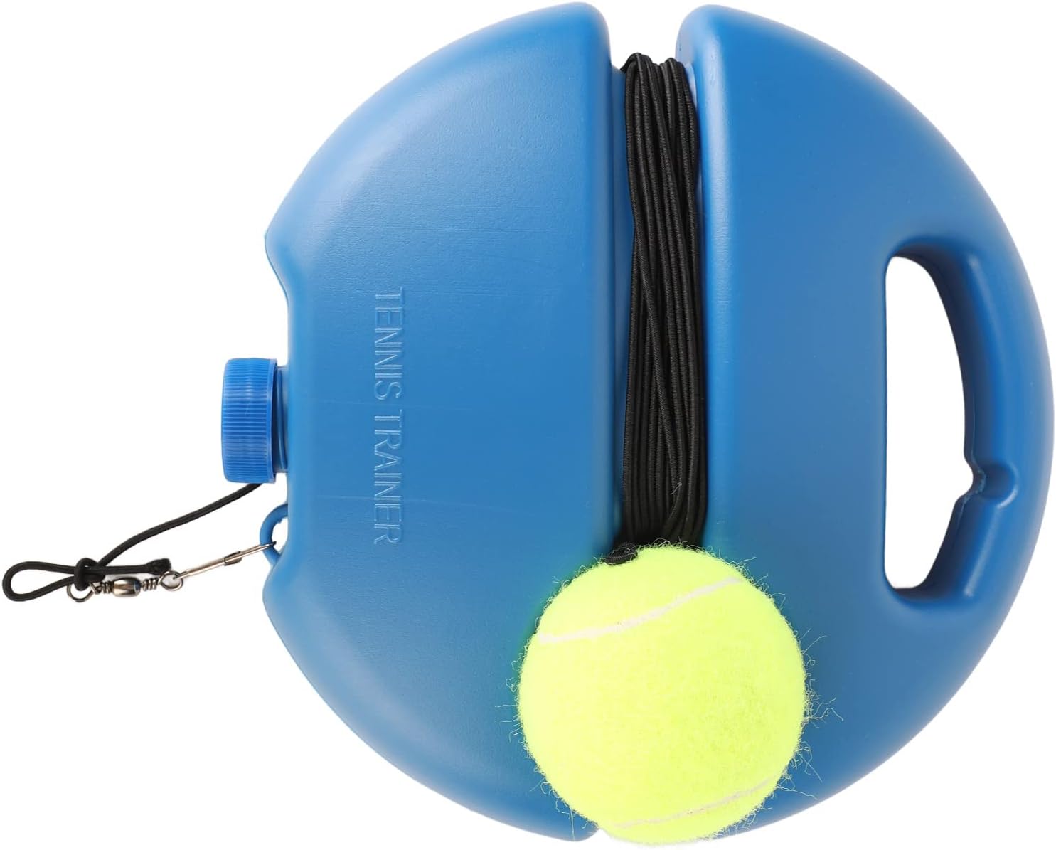 Dispositivo de entrenamiento de tenis autopracticante para principiantes, alta estabilidad, fácil de usar, ligero, cinturón colgante, adecuado para practicar en interiores y