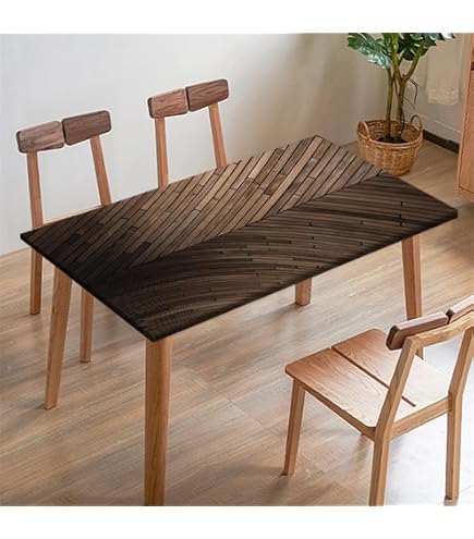 PU-Leder Tischdecke Wasserdicht & Rutschfest – Elastische Abdeckung Für Küche, Garten & Feiern
