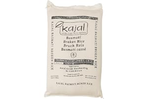 Kajal Basmati Brutet Ris 20 kg (2 x 10 kg) – Premium brutet ris från Indien, aromatiskt & fluffigt