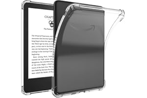 LEUUD Funda para Kindle Paperwhite 6,8 (11 Generación de 2021) y Kindle Paperwhite Signature, Edición Protectora Funda Transparente Ultrasuave