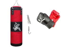 Mediawave Store Kit de boxe tout-en-un 10749 avec sac gants, bandes et crochet pour entraînement