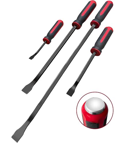 LEONTOOL 3 Stuks Rolling Head Pry Bar Set - Heavy Duty 6", 12" & 16" Koevoeten Voor Automotive En Machines