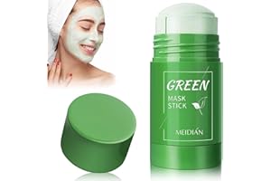 ARVONO Green Mask Stick, Grüntee Purifying Clay Green Tea Mask, Deep Cleansing Smearing Mask, Green Stick zur Tiefenreinigung der Poren, entfernt Mitesser, für Alle Hauttypen von Männern und Frauen