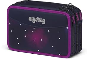 ergobag Maxi Mäppchen Set 40-Teilig, Lyra Bunt- und Filzstifte, Kleingeld Fach, Lineal, Schere