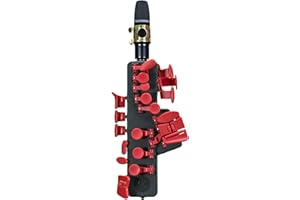 ODISEIMUSIC Odisei Music Travel Sax 2 (Red Brick) | Saxofón electrónico | +50 sonidos | El más pequeño y ligero del mundo, practica en silencio