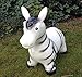 Zebra Bouncy Animal Toy Hopper Bouncy ass Zebra hopper in white