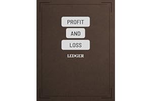 Profit and Loss Ledger: Simple Log Book for Bookkeeping Small Business or household finance | Best Accounting Gift
