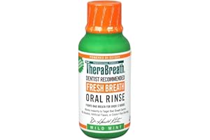 TheraBreath, Fresh Breath Oral Rinse, Mild Mint Flavor, 3 fl oz (88.7 ml)