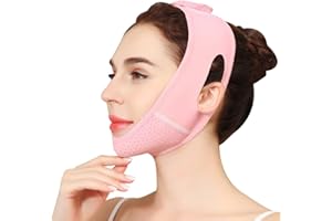 IFUDE V Gesichtsmasken, Doppelkinn Entferner, Doppelkinn Entfernen Doppelkinnentferner Doppelkinn-Reduzierer Kinnband Anti-Falten-Gesichtsmaske für Doppelkinn und schlaffe Gesichtshaut