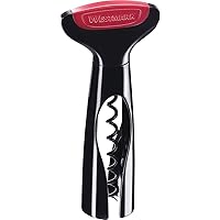 Westmark Korkenzieher, Wendel mit Seele, Kunststoff/Stahl, Bardolino, Schwarz/Rot, 62272270