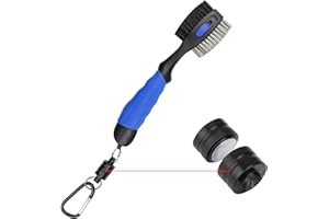 Kofull Brosse de Golf nettoyante pour Club de Golf, Brosse à brosses, Brosse pour Club de Golf et Nettoyeur rainuré