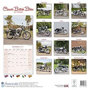 Classic British Bikes Calendar 2017