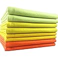 4pcs Thick 1.4mm Soft Felt Fabric Sheet Assorted Color Felt Pack DIY Craft Sewing Squares Nonwoven Patchwork (92x90cm Yellow)