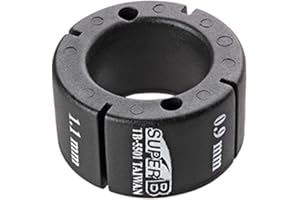 Super B Ferma Raggi Piatti 4 Sezioni Nero