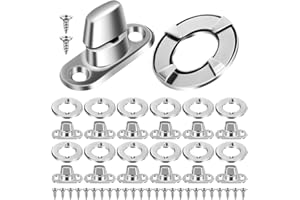 ‎GALPADA Edelstahl Drehverschluss Schrauben FüR MöBel Und Maschinen 20 StüCk Set PräZise Passform Vielseitige Anwendung Einfache Installation