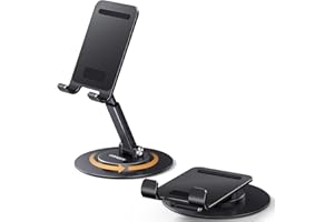 UGREEN Support Téléphone Bureau Haut Réglable Porte Pose Smartphone Portable Pliable Compatible avec iPhone 17 Pro Max Air 16 15 14 13 12 Galaxy S25 Ultra S24 S23 S22 Pixel 10 9a 8a 7a
