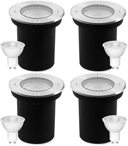 2 Faretti Da Incasso A Terra BOLI - IP67, Acciaio Inox, Ø108mm, Per Esterni - Foto 9