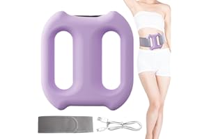 Vibbang Multifunktionaler Ganzkörper-Faszienring, 5 Gänge mit Timer-Funktion Massageroller Vibration zur Faszien-Straffung, Massager mit Gurt, für rücken Beine Oberschenkel Bauch, Abnehmen Geräte
