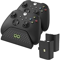 Venom Twin Charging Dock with 2 x Rechargeable Battery Packs - Black (Xbox Series X)