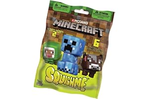 JUST TOYS LLC Minecraft SquishMe seria 2, Blind (Mystery), opakowanie, 1 figurka