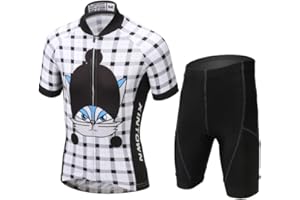 Amur Leopard Enfant Maillot de Cyclisme + Cuissard Ensemble