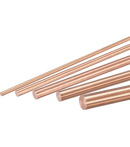 Barre En Cuivre 3mm De Diamètre X 150mm De Long - Pour Usinage CNC, Art, Bricolage