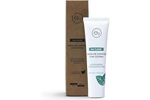 OZONO D´OR OZONO D'OR - Pasta de Dientes Sin Fluor ni Sulfatos 100% Natural BIO con Ozono | Pasta de Dientes Blanqueante Sin Fluor Encias Sensibles | Certificados | 100 ml