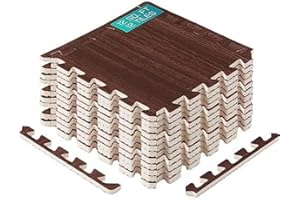 ‎YES4ALL Yes4All 30x30 cm bis zu 3.3 m² Set 12/16/36 Eva Matten Schutzmatten Bodenschutz Bodenfliesen Sportmatte Fitnessmatte Gymnastikmatte Pool Unterlage Outdoor Garagenboden Matte Outdoor Camping