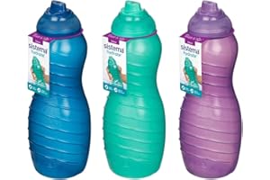 Online Kitchenware 3 Sistema 700ml Twist n Sip Drinks Bottles, Blue, Pink, Green