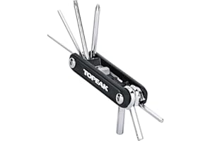 Topeak x-Tool+, 11 Function Folding Tool, W/O Bag, Black Color, 3.7"