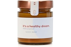 PharmaPower It’s a Healthy Dream Crema Spalmabile 100% Arachidi, Senza Glutine, Senza Lattosio e Senza Zuccheri Aggiunti, Vegana, 250 g
