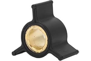 AQXREIGHT 433935 Impeller for Johnson Evinrude 2 Stroke Outboard Motors, Flexible 3 Blades Copper Neoprene Rubber Outboard Impeller