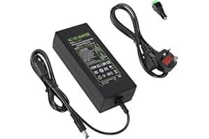 LXLQZXW 24V 3A 72W Power Supply Adapter Converter AC 100V~240V to DC 24 Volt 3 Amp 72W Transformer with 5.5x2.5mm Plug for 5050 3528 LED Strip Light 3D Printer LED Driver CCTV Security System LCD Monitor