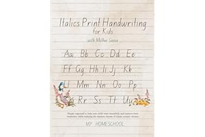 Italic Print Handwriting for Kids with Mother Goose: Simple copywork to help your child write beautifully and improve their vocabulary while enjoying the timeless charms of classic nursery rhymes.: 3